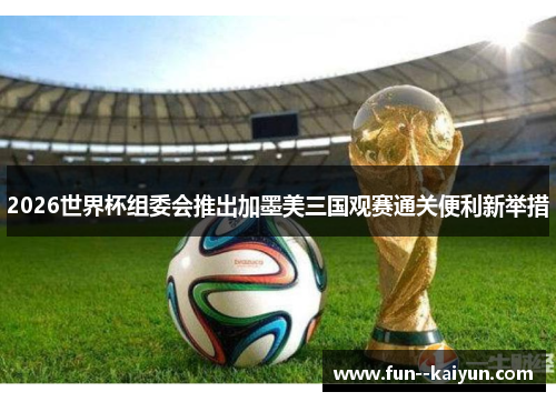 2026世界杯组委会推出加墨美三国观赛通关便利新举措 2026世界杯组委会推出加墨美三国观赛通关便利新举措